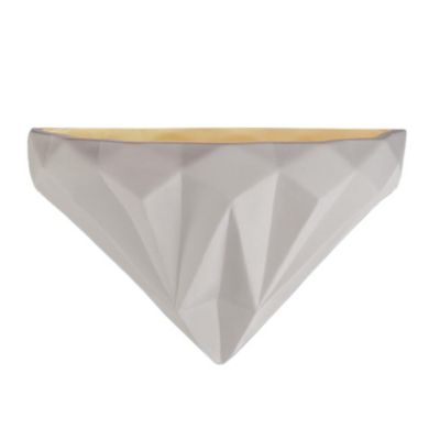 Justice Design Group Ambiance Geometric Wall Sconce - Color: White - CER-56