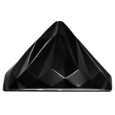 Justice Design Group Ambiance Geometric Outdoor Wall Sconce - Color: Black 