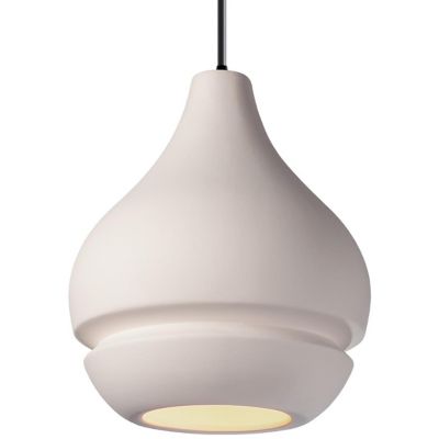 Justice Design Group Radiance Arabesque Mini Pendant Light - Color: White -