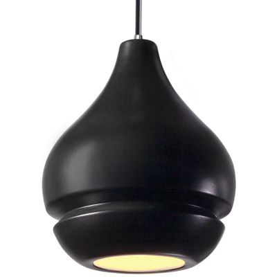 Justice Design Group Radiance Arabesque Mini Pendant Light - Color: Black -