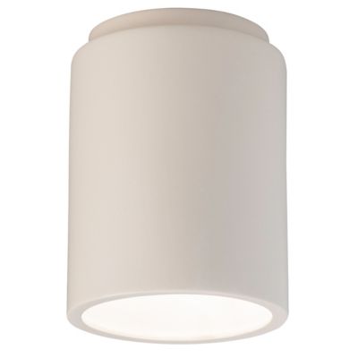 Justice Design Group Radiance Outdoor Flushmount Light - Color: White - Siz