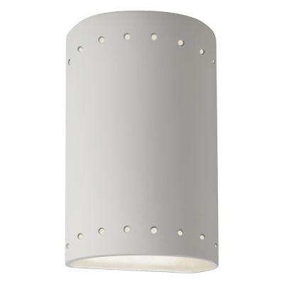 Justice Design Group Ambiance ADA Cylinder Outdoor Wall Sconce - Closed Top