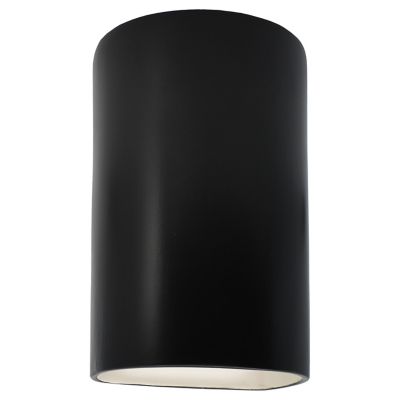 Justice Design Group Ambiance ADA Cylinder Outdoor Wall Sconce - Closed Top