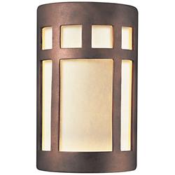 Ambiance Prairie Window Outdoor Wall Sconce - Closed Top & Bottom