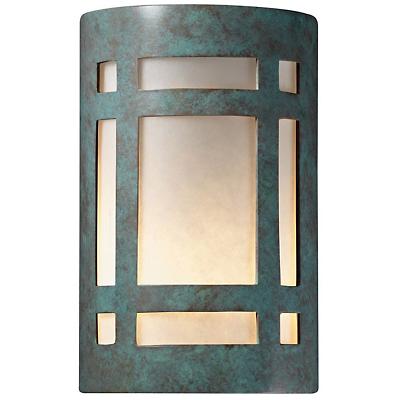Ambiance Craftsman Window Wall Sconce - Open Top & Bottom