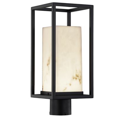 Justice Design Group Alabaster Rocks Laguna Outdoor LED Post Light - Color: