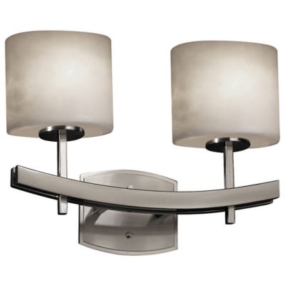 Justice Design Group Clouds Archway Vanity Light - Color: Silver - Size: 2 