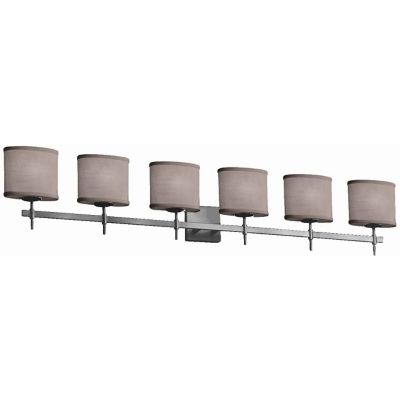 Justice Design Group FAB-8416-30-GRAY-NCKL-LED6-4200