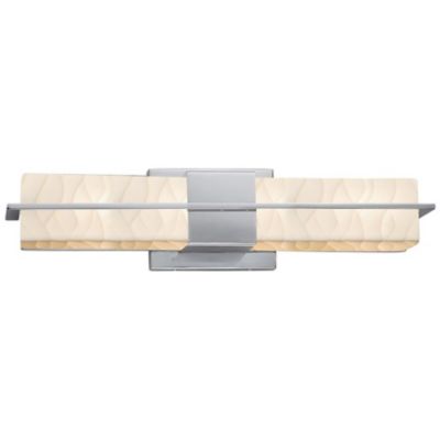 Justice Design Group Porcelina Era LED Vanity Light - Color: Silver - PNA-9