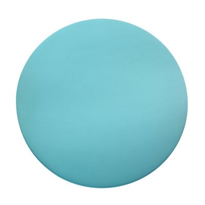 Justice Design Group Ambiance Round Backlit ADA LED Wall Sconce in Turquoise, Size: 10-"