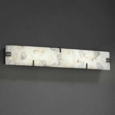 Alabaster Rocks! Clips LED Bath Bar