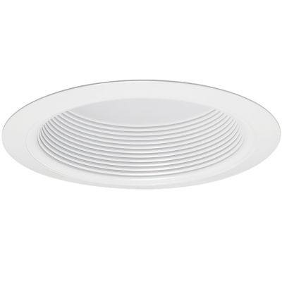 Juno V3034T 6-Inch Baffle Trim with Torsion Springs - Color: White - Size: 