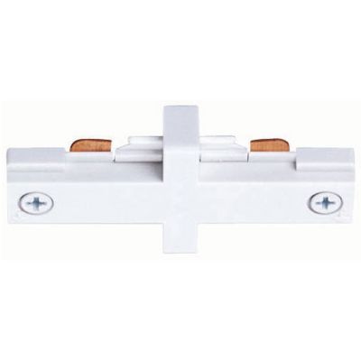 JNO480219 Juno Trac-Lite Straight Connector - Color: White - sku JNO480219