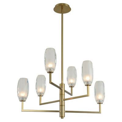 KAL1907566 Kalco Lighting June LED Chandelier - Color: White  sku KAL1907566