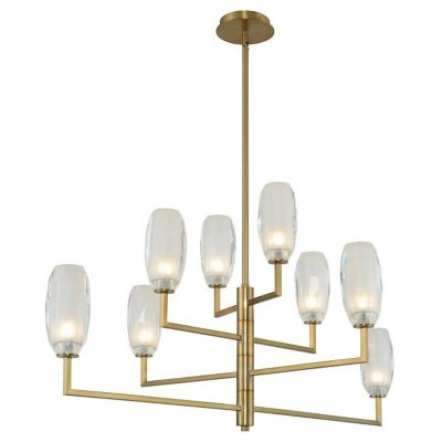 KAL1907583 Kalco Lighting June LED Linear Chandelier - Color: sku KAL1907583