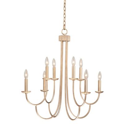 Kalco Lighting Kiera Chandelier - Color: Silver - Size: 8 light - 511772MG