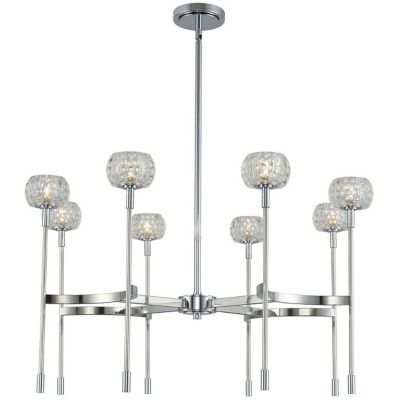 KAL1908070 Kalco Lighting Mae LED Chandelier - Color: Clear - sku KAL1908070