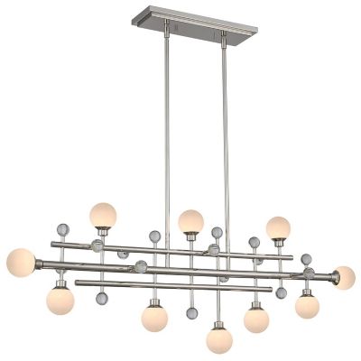 KAL1909418 Kalco Lighting Mercer LED Linear Chandelier - Colo sku KAL1909418