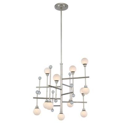 Kalco Lighting Mercer LED Chandelier - Color: White - Size: 12 light - 5086