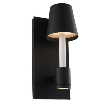 Kalco Lighting Candelero LED Outdoor Wall Sconce - Color: Black - Size: Sma