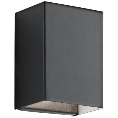 Kichler Walden LED Outdoor Wall Sconce - Color: Black - Size: 1 light - 495