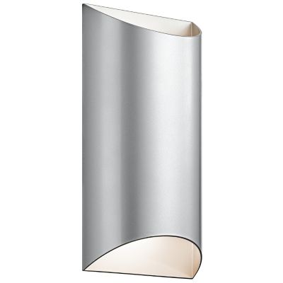 Kichler Wesly LED Outdoor Wall Sconce - Color: Silver - Size: 2 light - 492