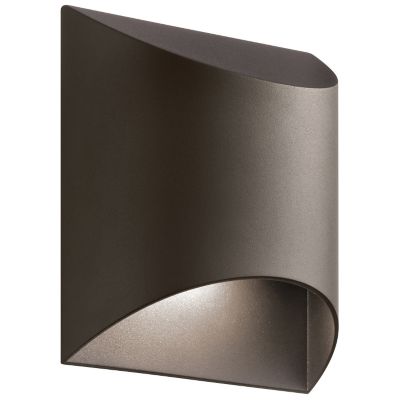 Kichler Wesly LED Outdoor Wall Sconce - Color: Bronze - Size: 1 light - 492