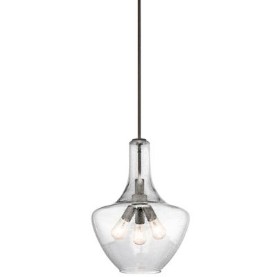 Kichler Everly Large 3 Light Pendant - Color: Clear - Size: Medium - 42190O