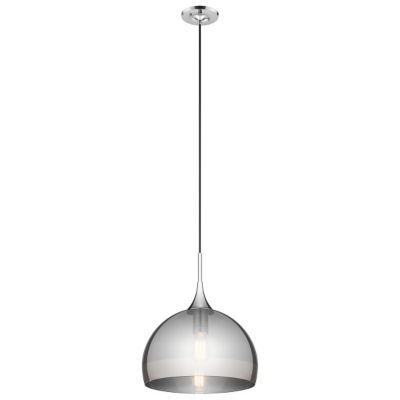 Kichler Tabot Dome Pendant Light - Color: Grey - Size: 1 light - 43359CH