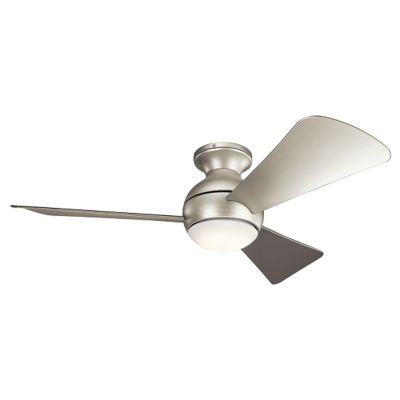 Kichler Sola LED Ceiling Fan - Size: 44 - Color: Nickel - Number of Blad