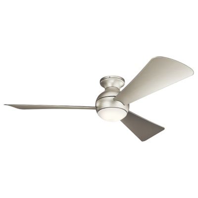 Kichler Sola LED Ceiling Fan - Size: 54 - Color: Nickel - Number of Blad