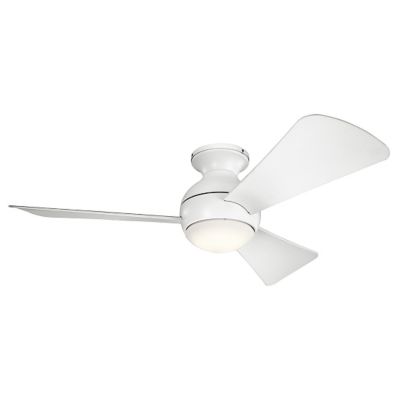 Kichler Sola LED Ceiling Fan - Size: 44 - Color: White - Number of Blade