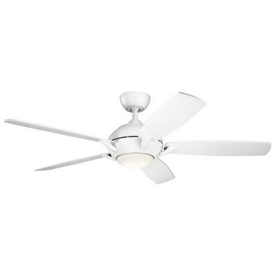 Kichler Geno Ceiling Fan - Size: 54 - Color: White - Number of Blades: 5