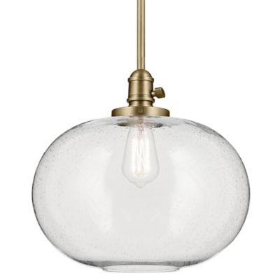 Kichler Avery Globe Pendant Light - Color: Clear - Size: Large - 43911NBR