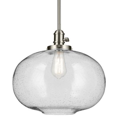 Kichler Avery Globe Pendant Light - Color: Clear - Size: Large - 43911NI