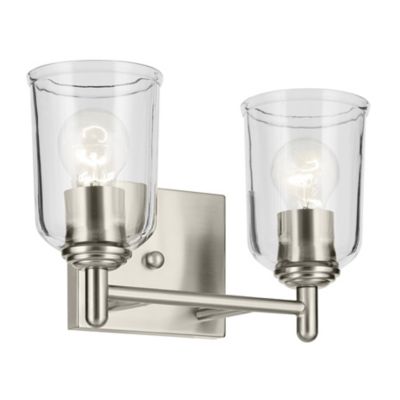 Kichler Shailene Vanity Light - Color: Silver - Size: 2 light - 45573NICLR