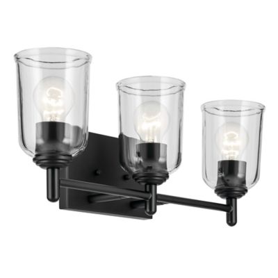 Kichler Shailene Vanity Light - Color: Black - Size: 3 light - 45574BKCLR