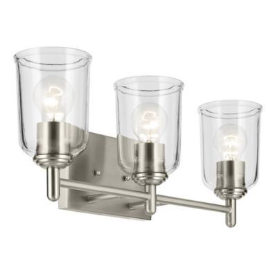 Kichler Shailene Vanity Light - Color: Silver - Size: 3 light - 45574NICLR