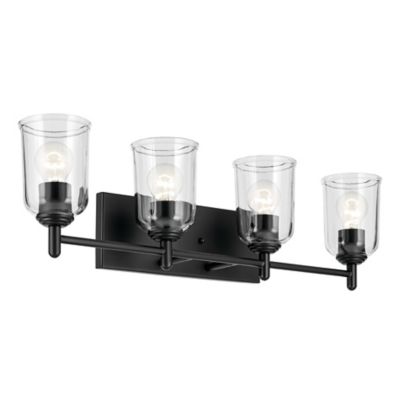 Kichler Shailene Vanity Light - Color: Black - Size: 4 light - 45575BKCLR