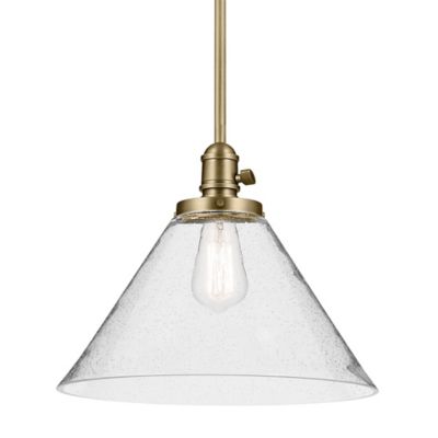 Kichler Avery Cone Pendant Light - Color: Clear - Size: Large - 43905NBR