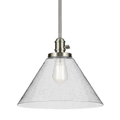 Kichler Avery Cone Pendant Light - Color: Clear - Size: Large - 43905NI