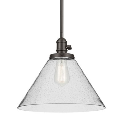 Kichler Avery Cone Pendant Light - Color: Clear - Size: Large - 43905OZ