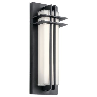 Kichler Manhattan Outdoor LED Wall Sconce - Color: Textured - Size: 16 -