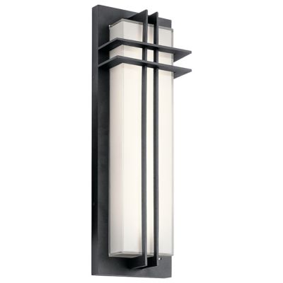 Kichler Manhattan Outdoor LED Wall Sconce - Color: Textured - Size: 22 -