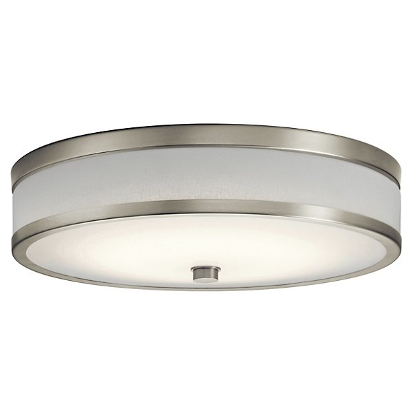 Kichler Pira Flush LED Mount - Color: Silver - Size: 15in - 11303NILED