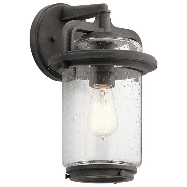 Kichler Andover Outdoor Wall Sconce - Color: Clear - Size: 14 - 49865WZC