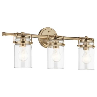 Kichler Brinley Vanity Light - Color: Gold - Size: 3 light - 45689CPZ