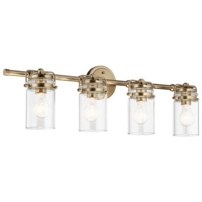 Kichler Brinley Vanity Light - Color: Gold - Size: 4 light - 45690CPZ