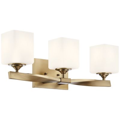 Kichler Marette Vanity Light - Color: White - Size: 3 light - 55002CPZ