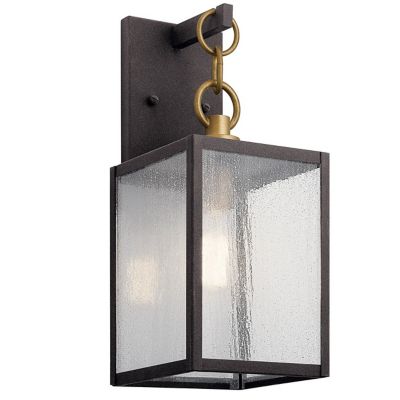 Kichler Lahden Outdoor Wall Sconce - Color: Black - Size: Small - 59005WZC